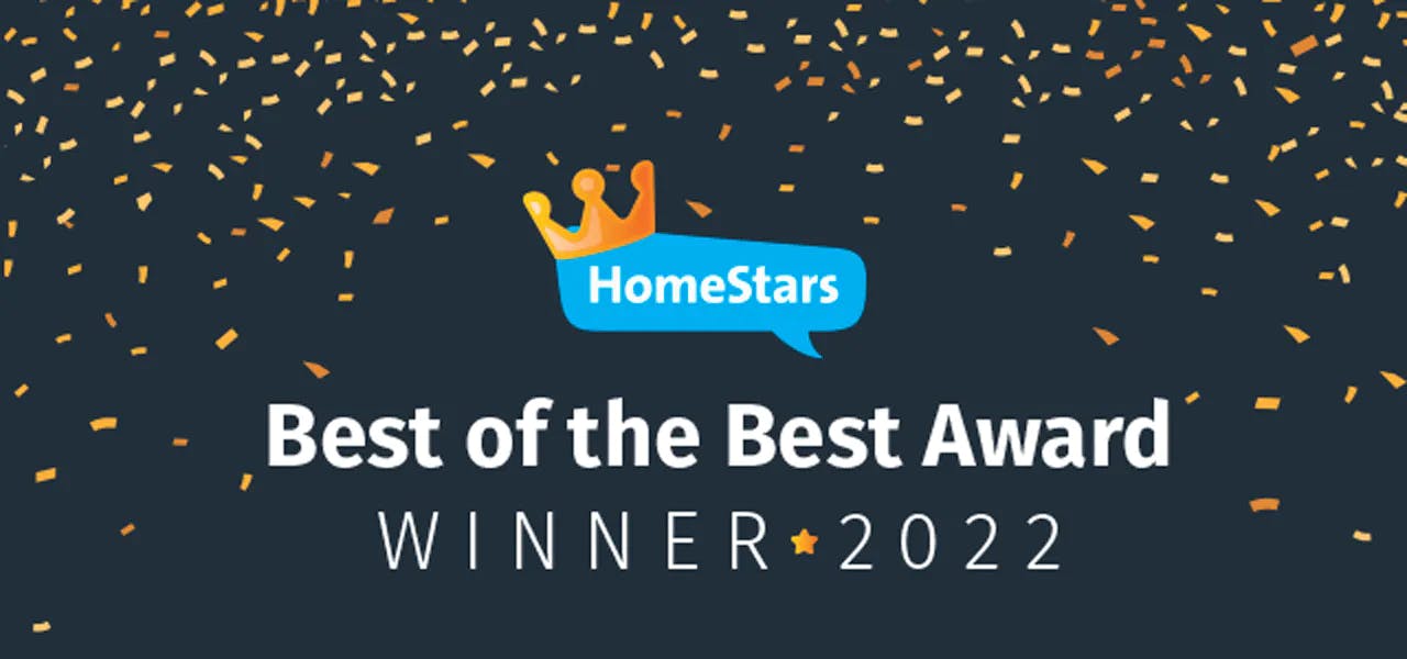 homestars banner - Best of the best award winner 2022 